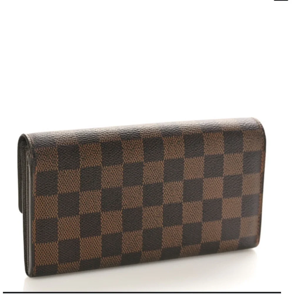 Louis Vuitton Damier Ebene Sarah Women Wallet. MA125 - Picture 9 of 13